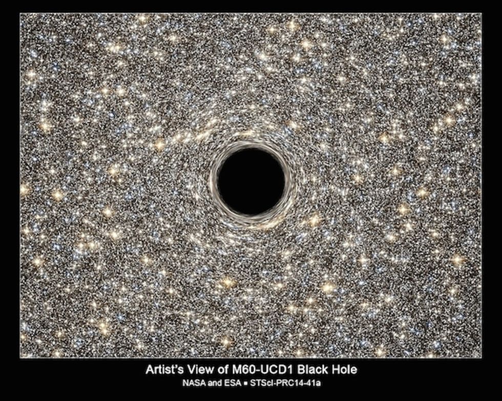 NASA Found This Amazing Monster Black Hole Inside A Teeny Galaxy, No Big
