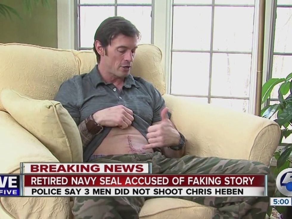 Hero Navy SEAL Kind Of Made Up Story About Getting Shot By 3 Big Scary Black Guys