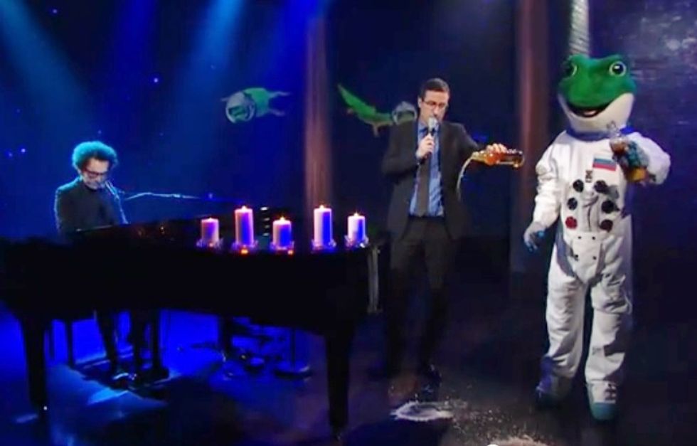 John Oliver Terrifies Us About Student Debt. Also, Space Geckos: The Sad Goodbye (Video)