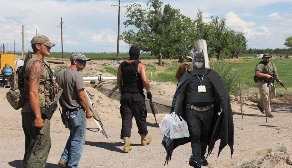 Hero Border Militia Guys Protect America From Invading Bat Scientists, Law Enforcement Not Impressed
