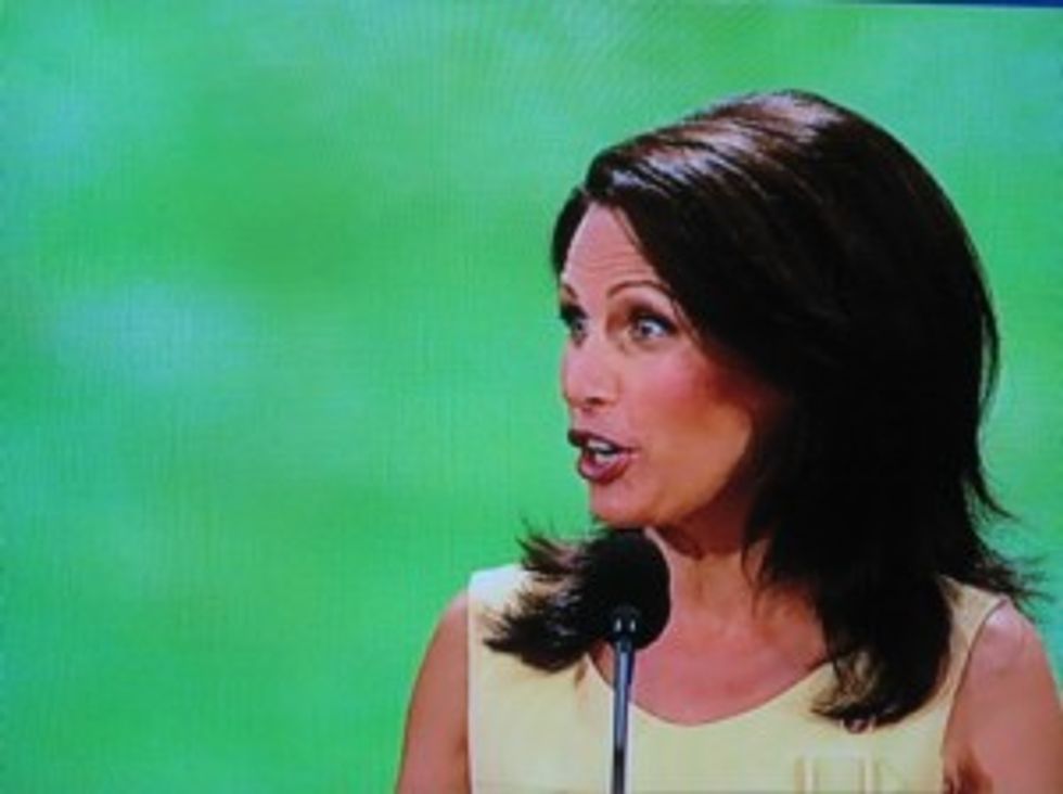 Michele Bachmann Would Like Obama To Stop Shoving Religion Down America's Throat