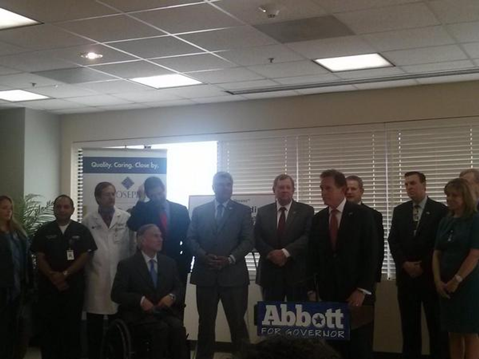 Wendy Davis Opponent Greg Abbott Will So Give Women Money For Health Care, And Probably Shooooooes
