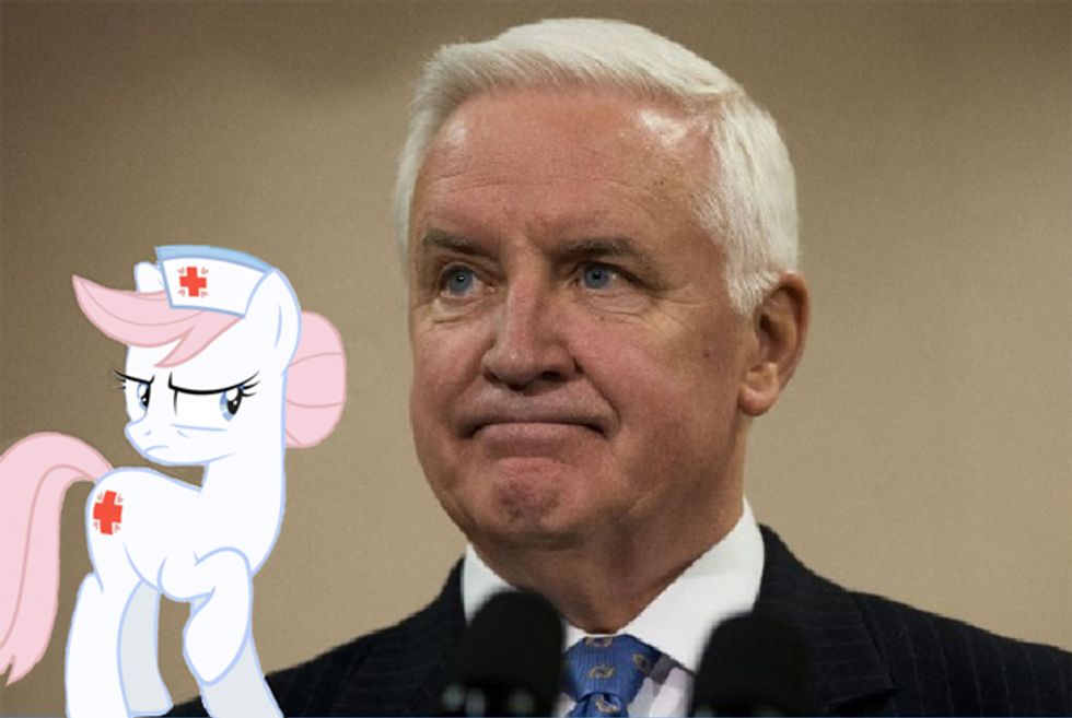 Pennsylvania Gov Corbett Accepts Filthy Obamacare, Nation Weeps For Lost Innocence
