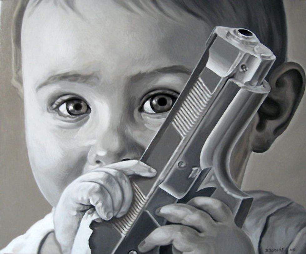 Nine-Year-Old Girl With Uzi, F*ck You America