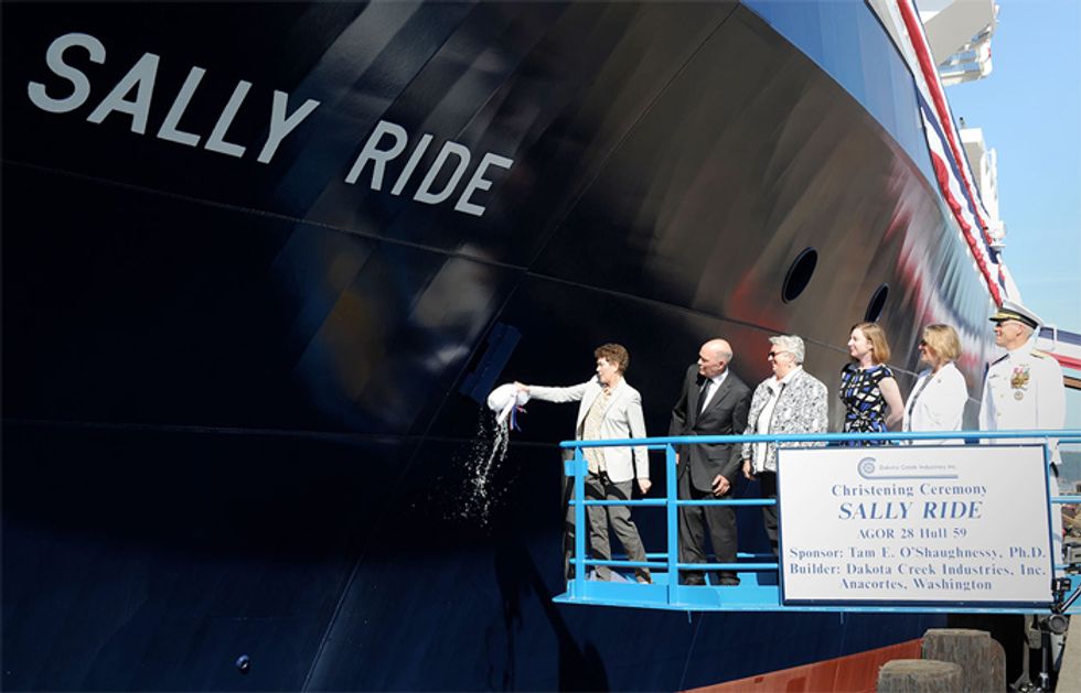 Science Nice Time: Navy Honors Sally Ride With A Research Vessel. Sadly, It Is Not A Spaceship