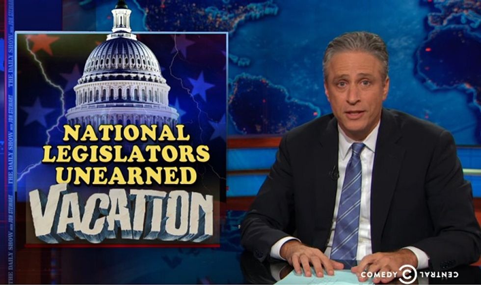 Jon Stewart Literally Disembowels Congress (Video)