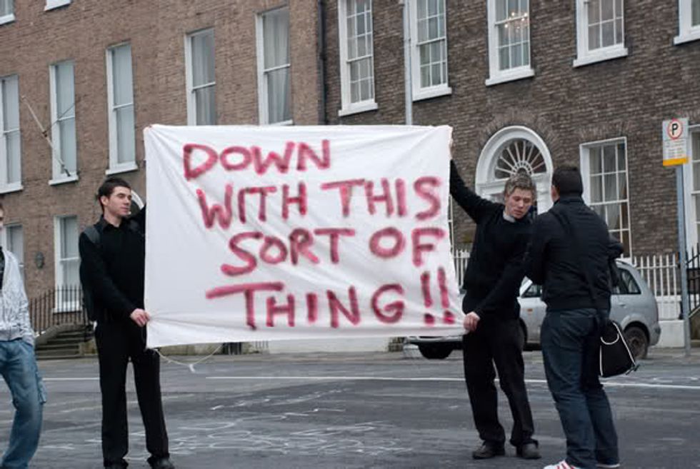 Anti-Choice Nitwits Just Going To Picket Everything Now Because Why Not?