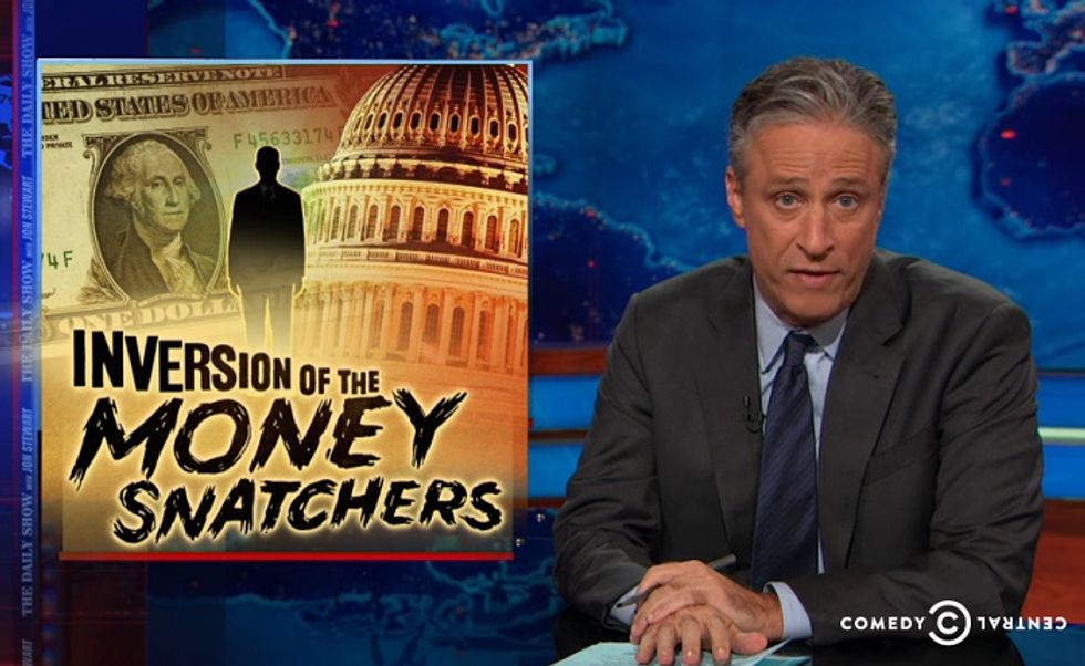 Wild-Eyed Commies Jon Stewart And Stephen Colbert Being Un-American Again