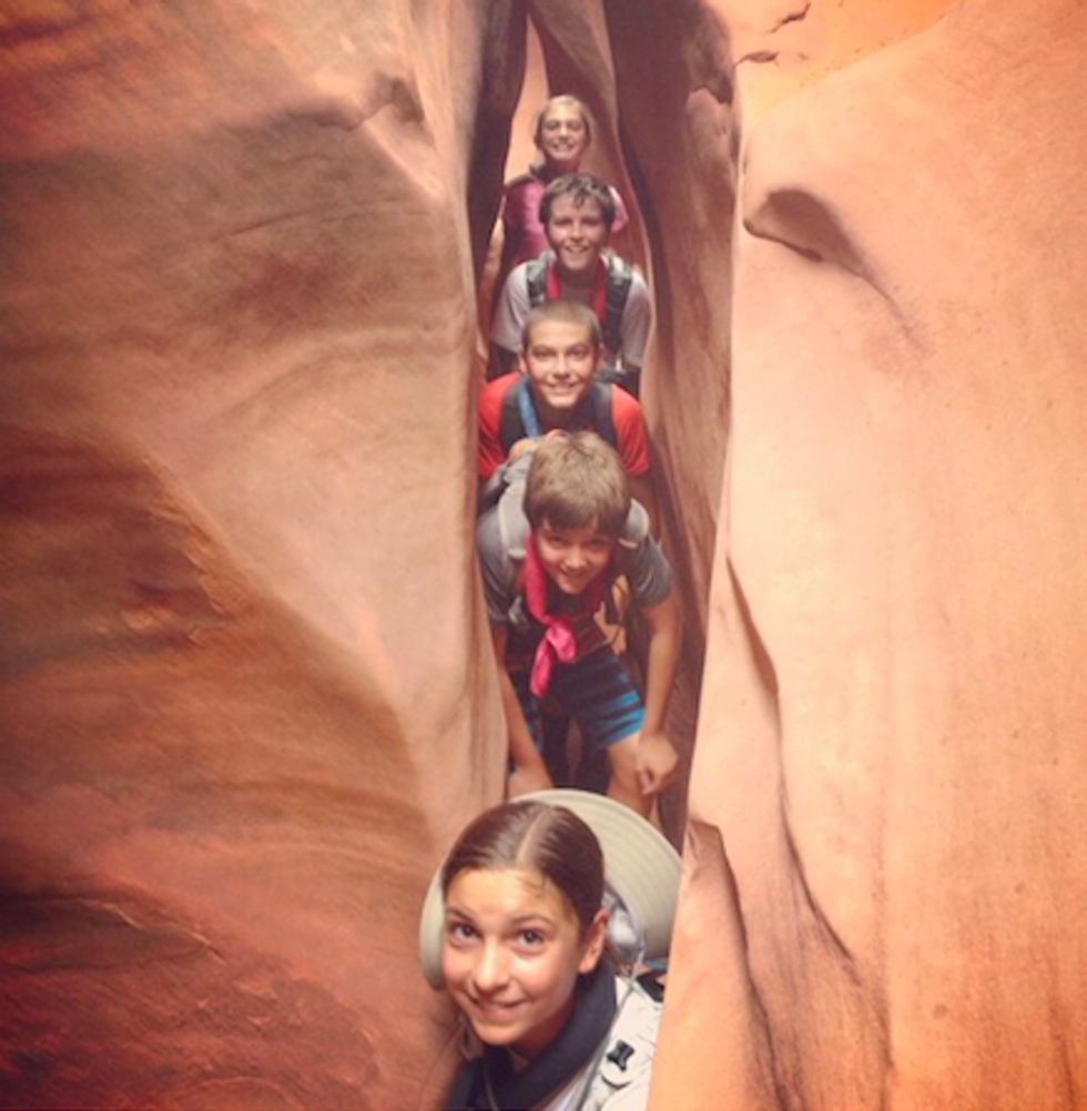 Here Is A Picture Of Mitt Romney's Grandchildren Inside A Giant Vagina