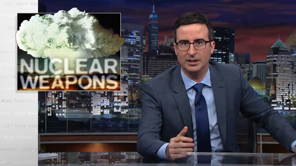 John Oliver Takes Light-Hearted Look At Our Decrepit Nuclear Arsenal (Video)