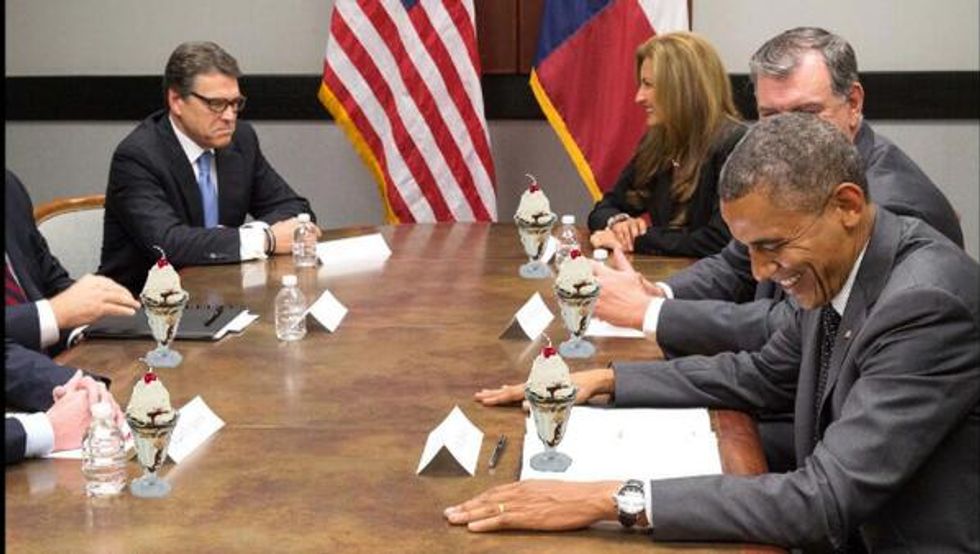 Can You Turn Rick Perry's Frown Upside Down?