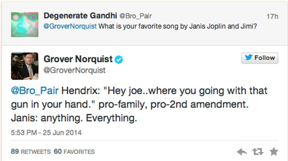 Other 'Pro-Family' Songs For Grover Norquist Besides The One About Shooting Your Wife