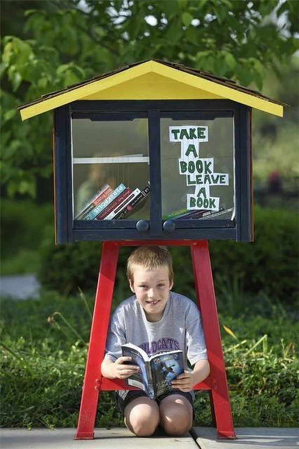 Nice Time Update: Nifty Kid May Soon Return 'Little Free Library' To Front Yard