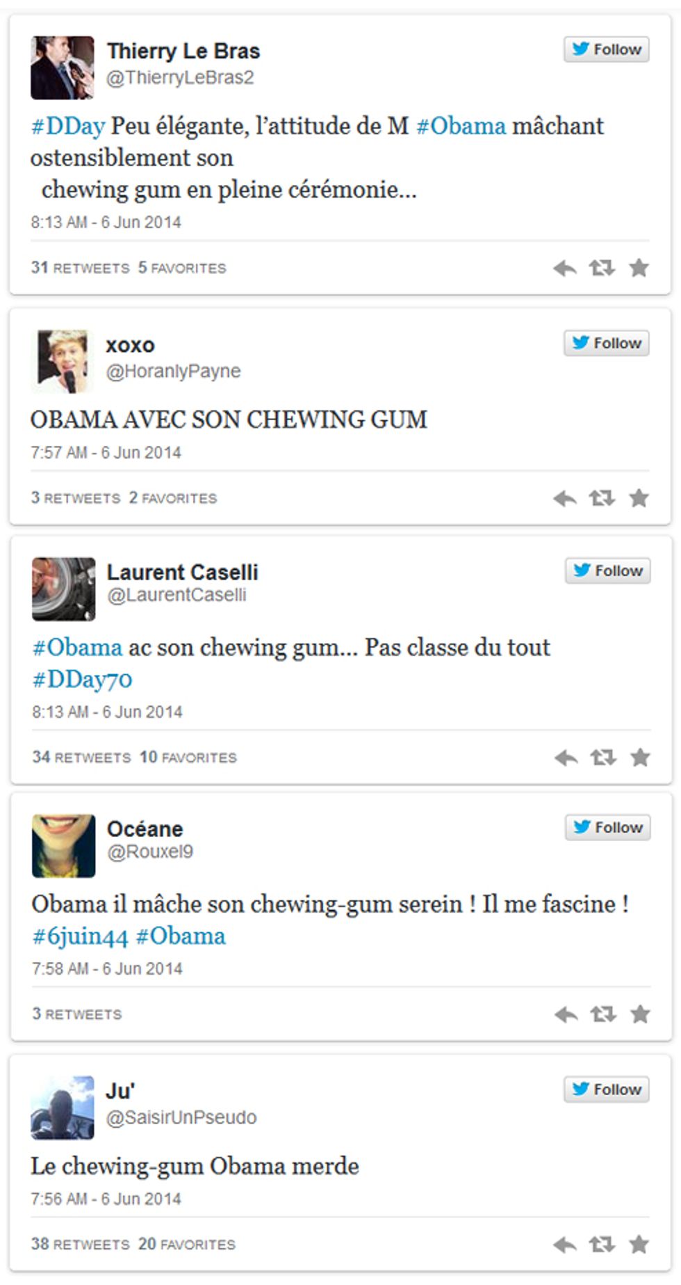 INPEACH! Obama Chewed Gum At D-Day Ceremony, Wingnuts Outraged