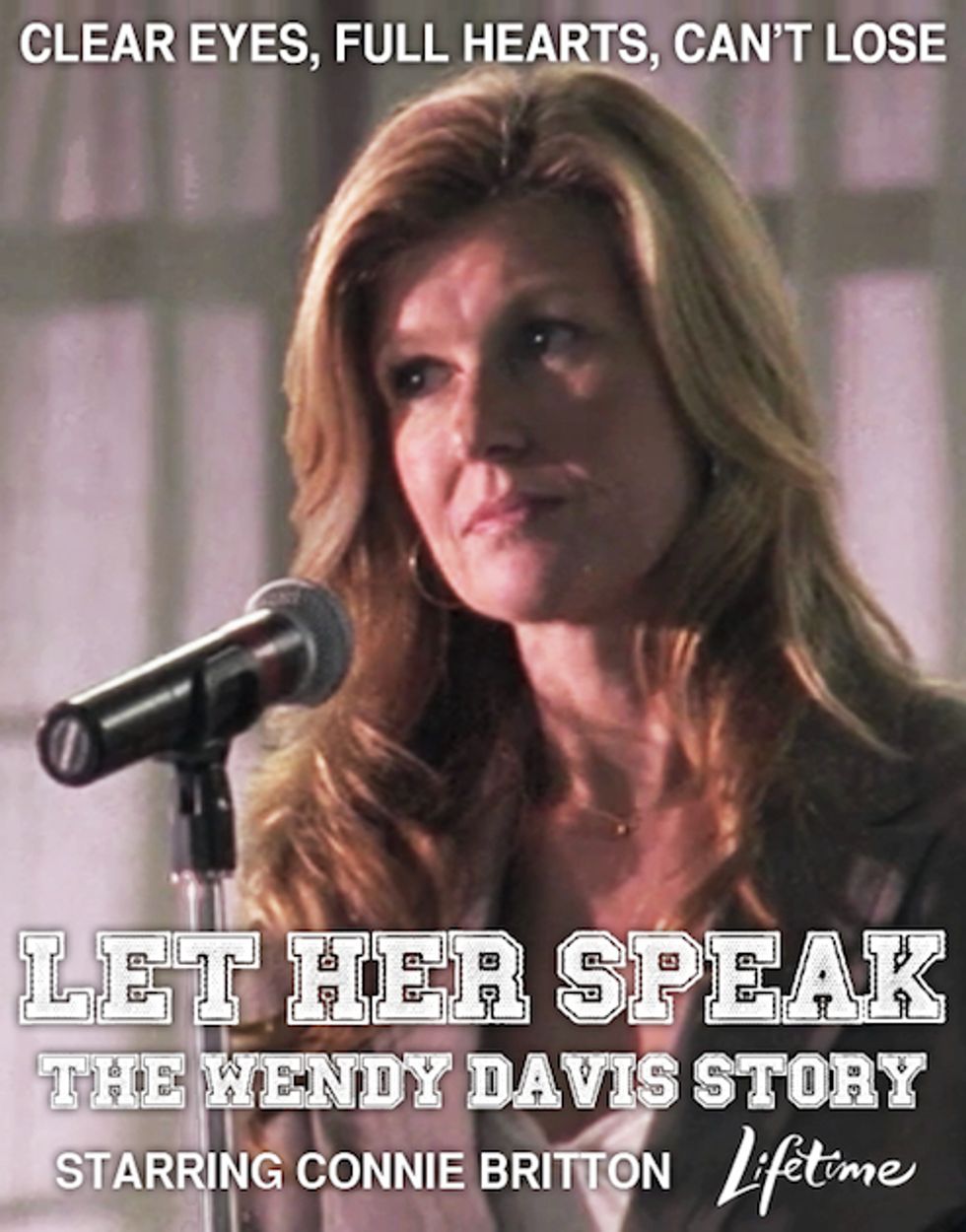 We Will Donate All The Monies To Wendy Davis If We Can Touch Connie Britton's Hair