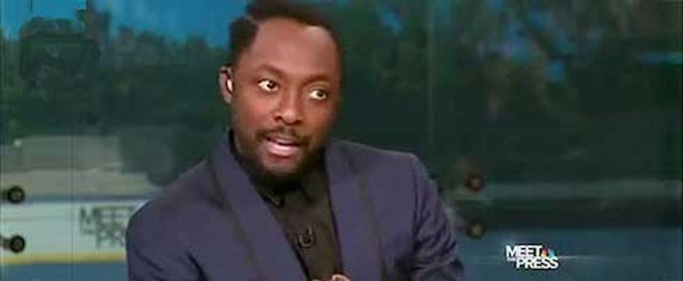 Will.i.am Was On Meet The Press Yesterday And We Have No Idea Why