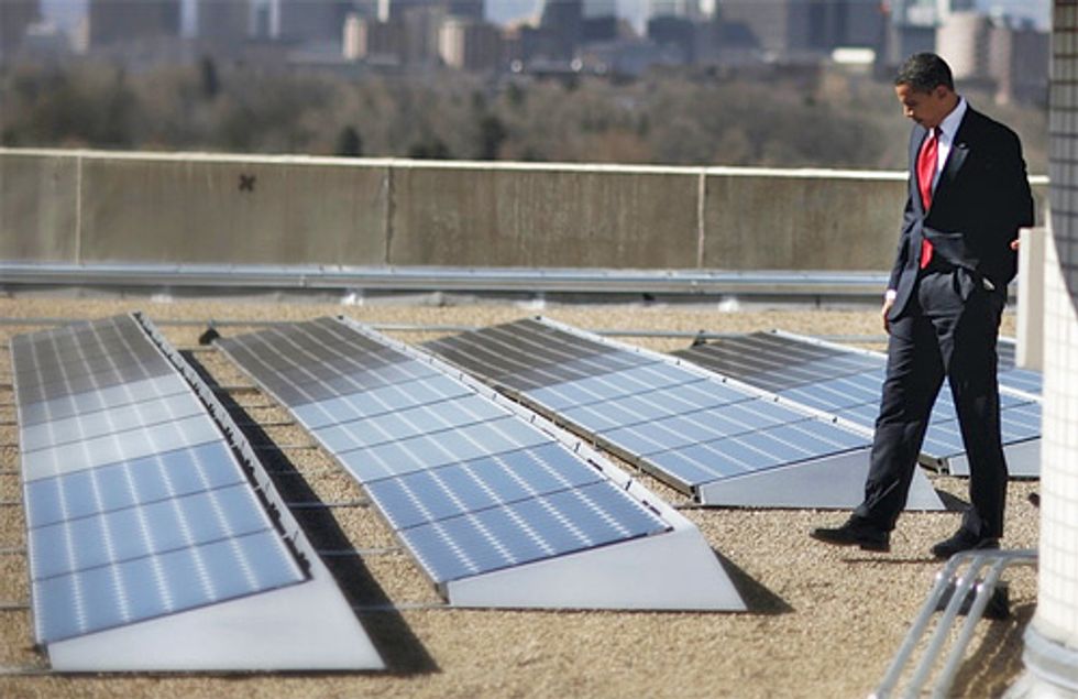 Obama Desecrates Reagan's Adulthood Home With Solar Panels Because He Is A Dumb Hippie