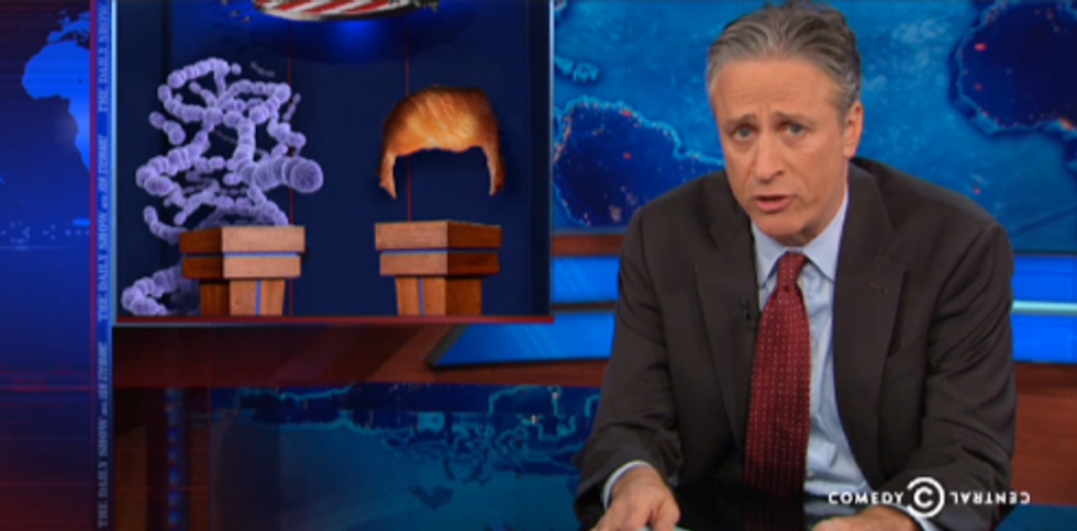 Watch Jon Stewart Imagine The Possible Bush-Clinton 2016 Matchup You've All Been Waiting For (Video)