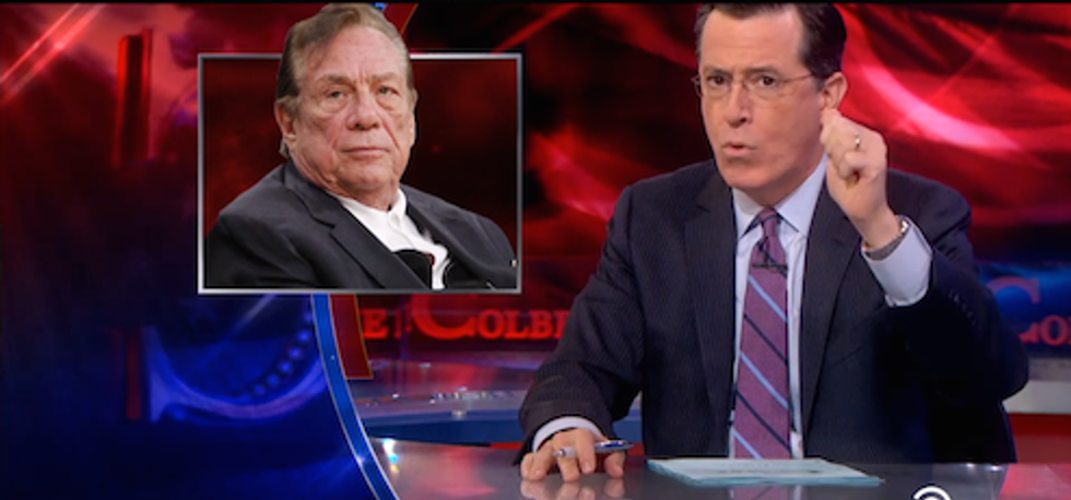 Stephen Colbert Thinks Donald Sterling Looks Like Slimer The Ghost And We Agree (Video)