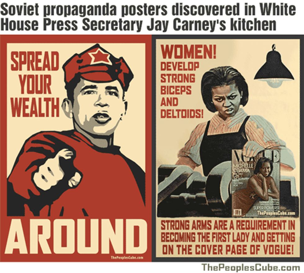 Wingnut Blogs Freak Out: Jay Carney's Kitchen Is Breeding Bolsheviks!
