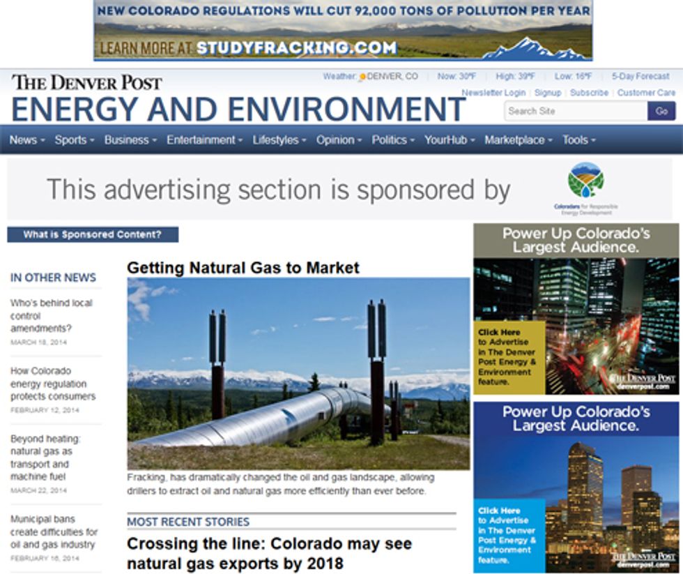 Denver Post So In Love With Oil And Gas, Wants To Gay-Bigamy-Marry Them