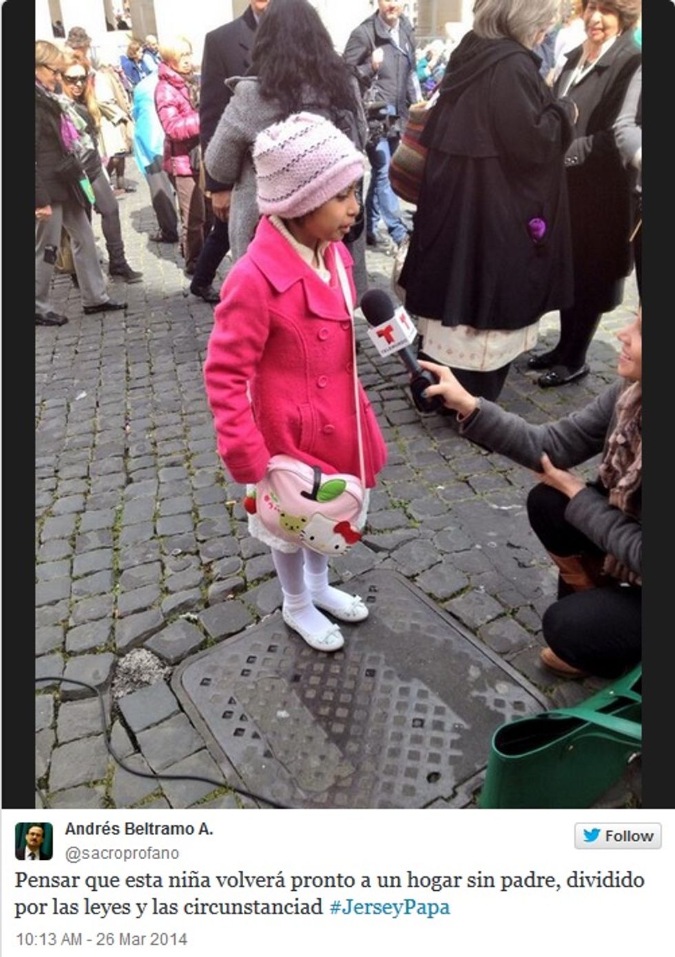 New Pope Nice Time: Nifty 10-Year-Old Girl Asks For Help With Immigration Reform