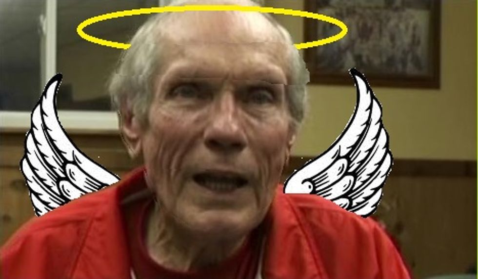 Fred Phelps Is In Heaven Now, Calling The Apostles Faggots