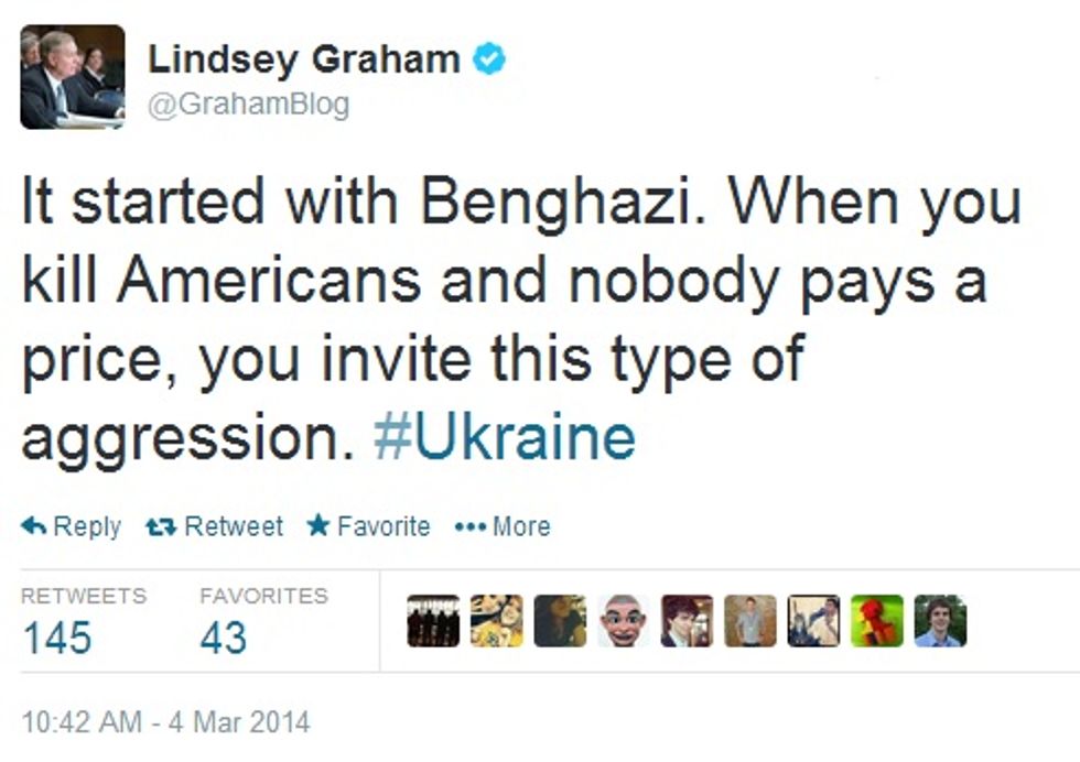 Lindsey Graham Takes This 'Benghazi' Thing Just A Bit Too Far For Voice Of Reason Michelle Malkin