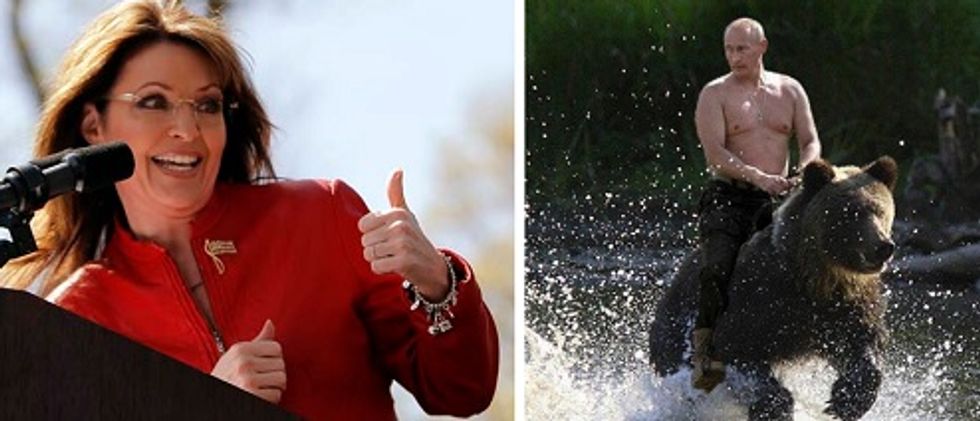 Sarah Palin Wishes Manly Vladimir Putin Could Be Our President Instead