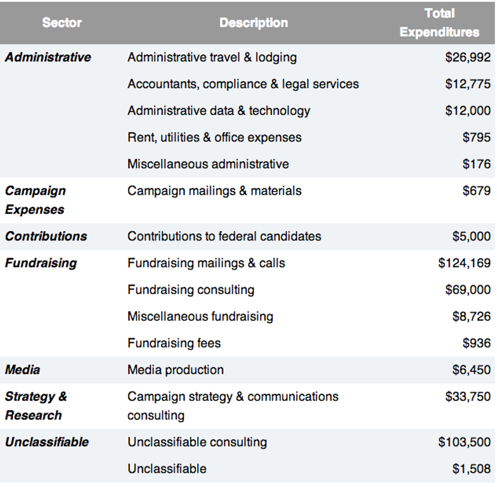 Guess How Much More Sarah Palin's SarahPAC Spent On Consulting Than Candidates, Hint It Is 'Twenty Times More'