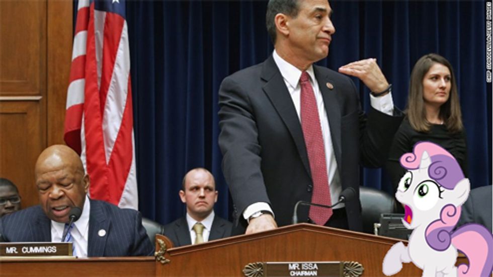 Darrell Issa Apologizes To Elijah Cummings For Interrupting His Hissy Fit