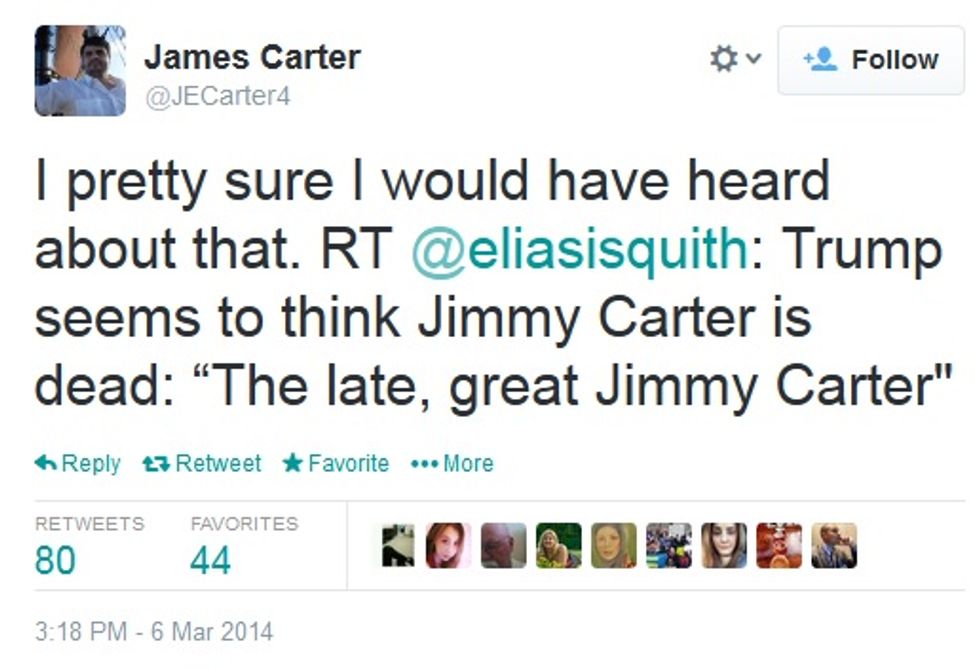 Donald Trump Kills Jimmy Carter