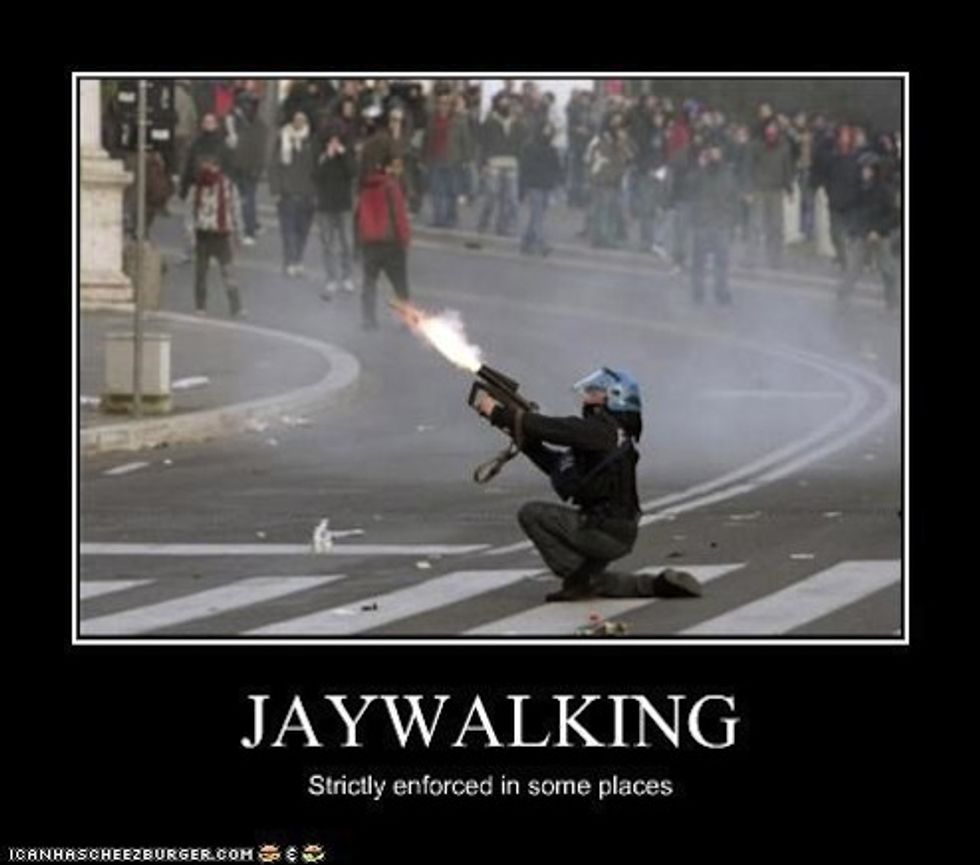 Austin Police Chief Graciously Does Not Sexually Assault Jaywalkers, Isn't That Nice?