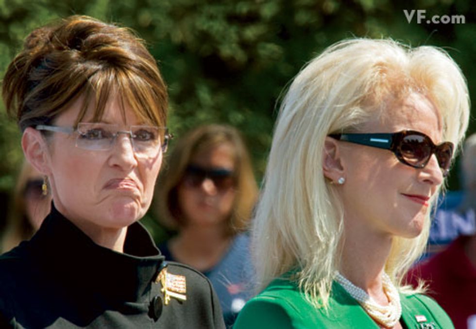 Perennial Maybe-Candidate Sarah Palin Mean-Girls Nerdy Reporter For Perennial Maybe-Candidate Donald Trump