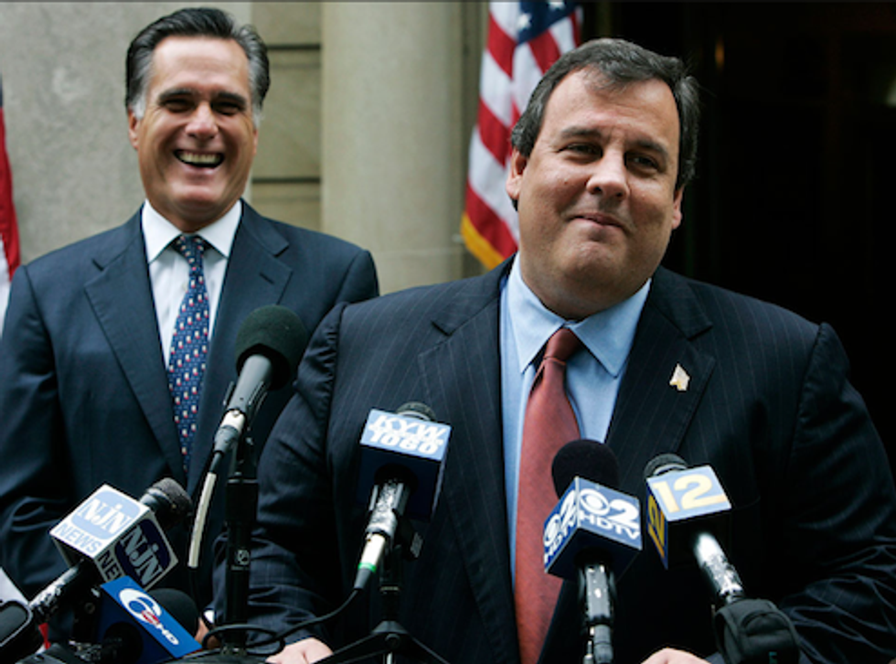 Mitt Romney Puts Blame For Chris Christie's Bridge (And Sandy Aid) Where It Belongs: On Journalists