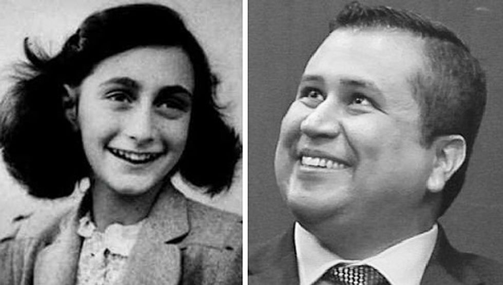 George Zimmerman Is Your New Anne Frank