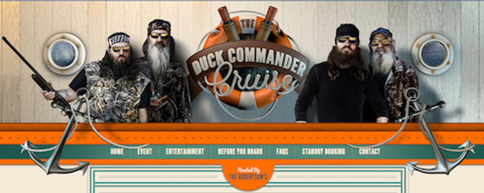 Duck Dynasty And National Review Cruises Locked In Battle To Death To Claim Your Hard-Earned Angerbear Racist Dollars