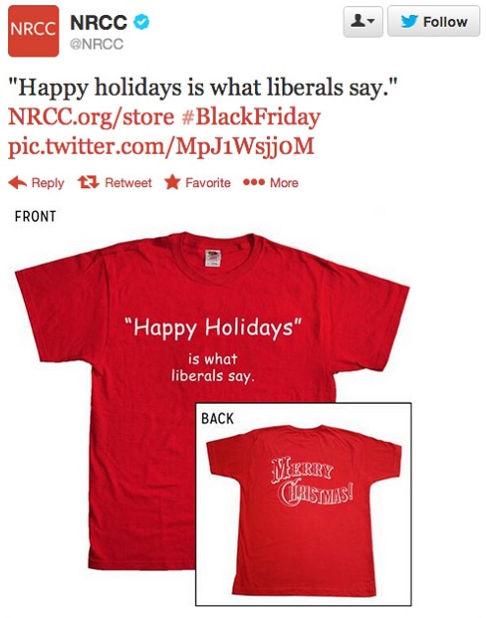 Today's War On Christmas Casualties: Lights In Orange County, T-Shirts What Are All Sold