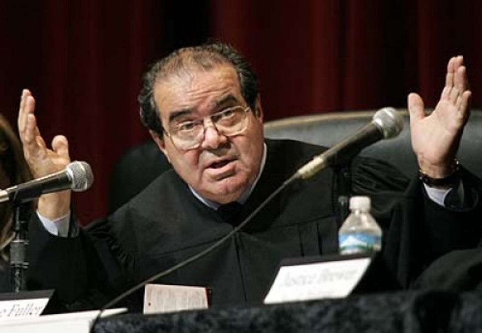 Constitution Hero Antonin Scalia Sagely Explains 14th Amendment Not Only For 'The Blacks' Anymore