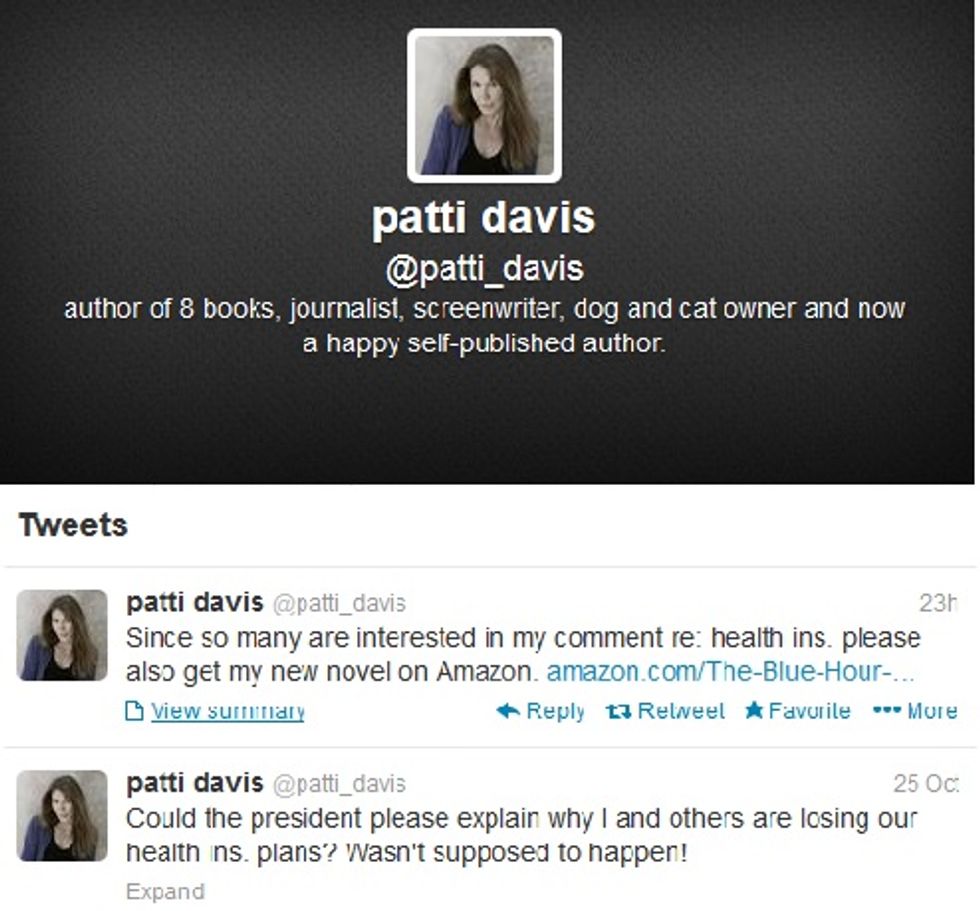 Reagan's Daughter Patti Davis Worries About Obamacare, Book Sales
