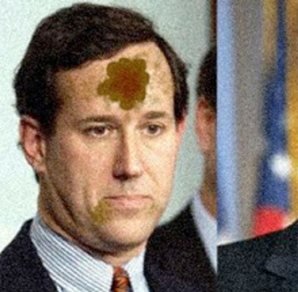 Ken Cuccinelli Flings Santorum All Over Virginia