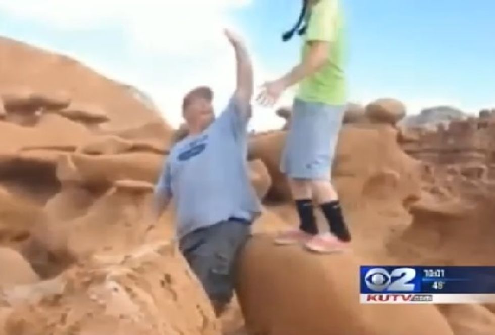 'Debilitating' Back Injury Didn't Stop Hero Scout Leader From Getting His Rocks Off