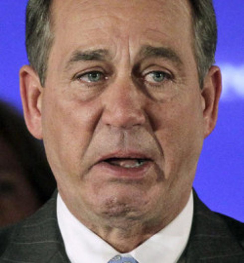 House GOP Already Failing According To New Standard John Boehner Just Made Up