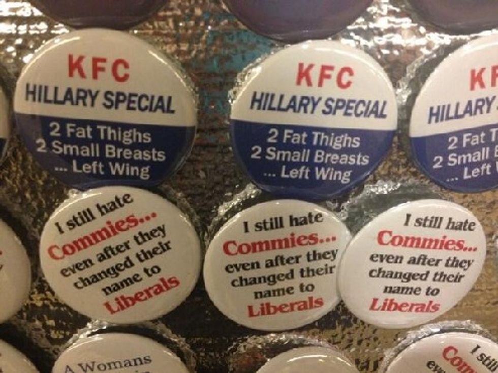 Hilarious Buttons At California Republican Convention Highlight Hillary Clinton's Fatal Unsexiness