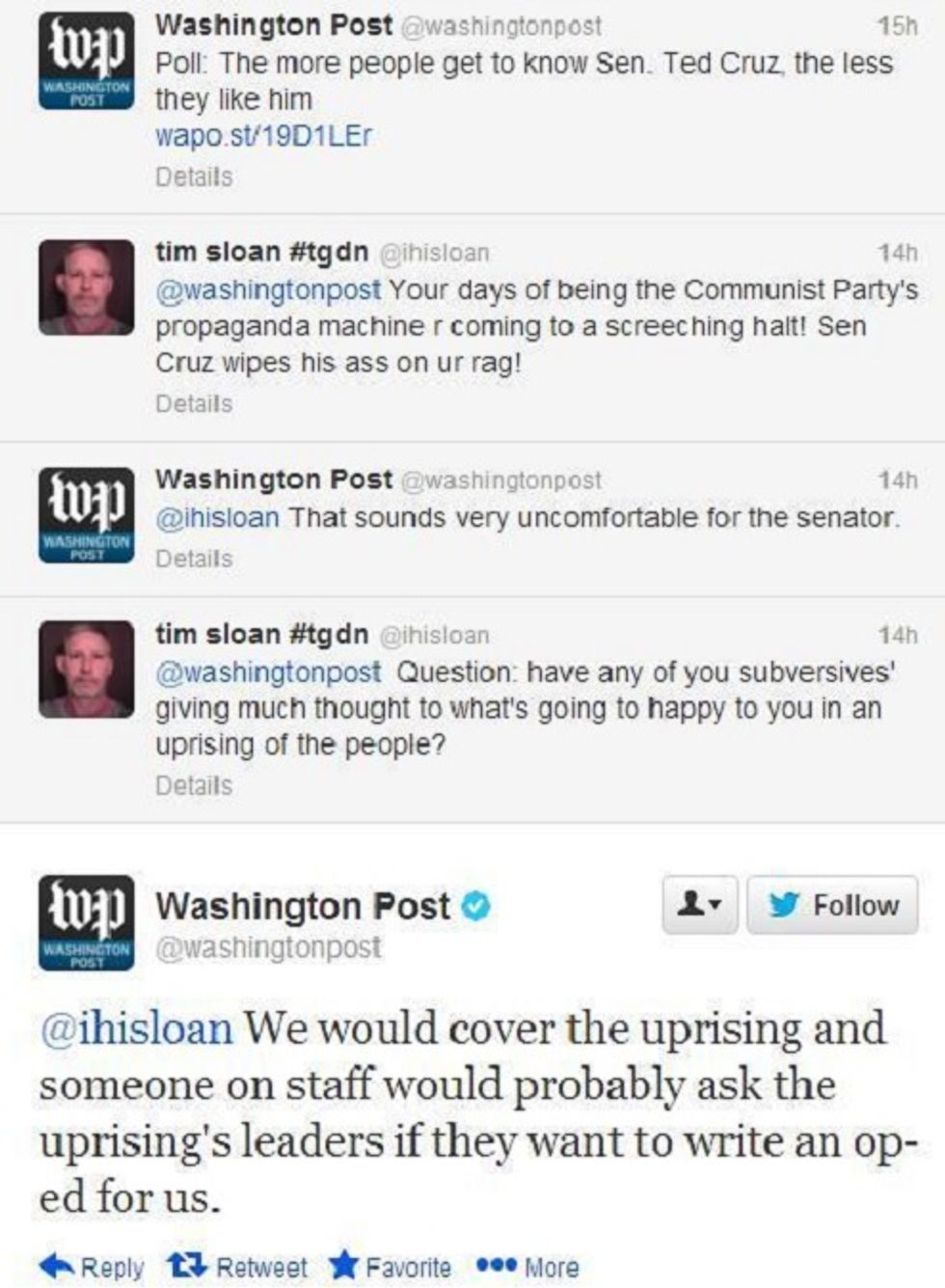 Sassy Gay Friend Now Apparently In Charge Of WaPo Twitter Account