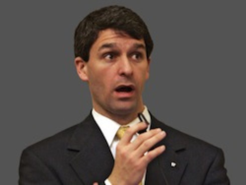 Virginia Teabagger Tells Hi-larious Joke About How Jews Like Money, Hardy Har Har, Vote For Ken Cuccinelli!