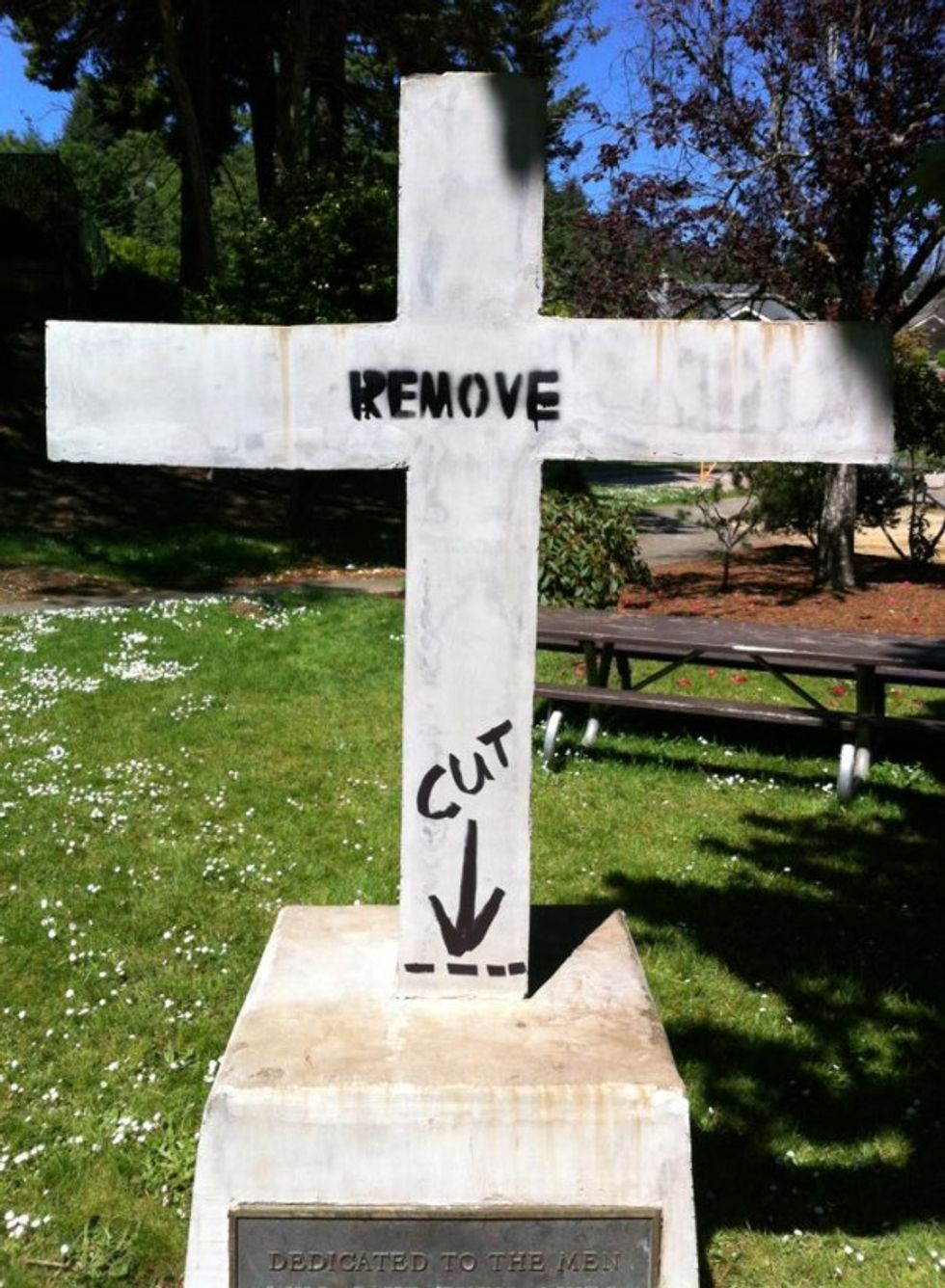 Oregon War Memorial Explosion Has To Be Atheist Terrorism, Because Duh, Atheists