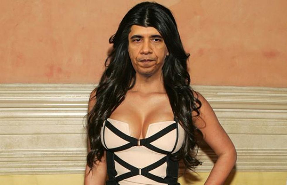 The Daily Caller Reveals: Barack Obama Is A Lady, With Oves And Fallopes And A Vagina And Everything