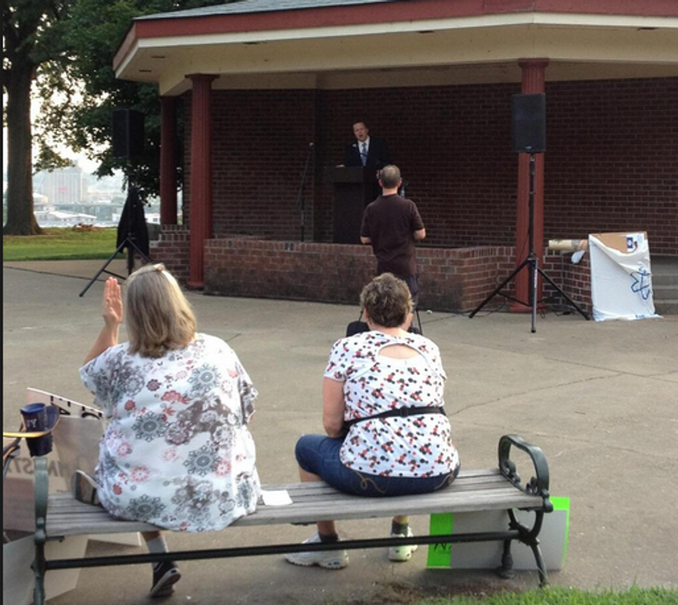 Iowa Rep. Steve King Wins The Morning With Anti-Immigration Rally For Crowd Of Tens