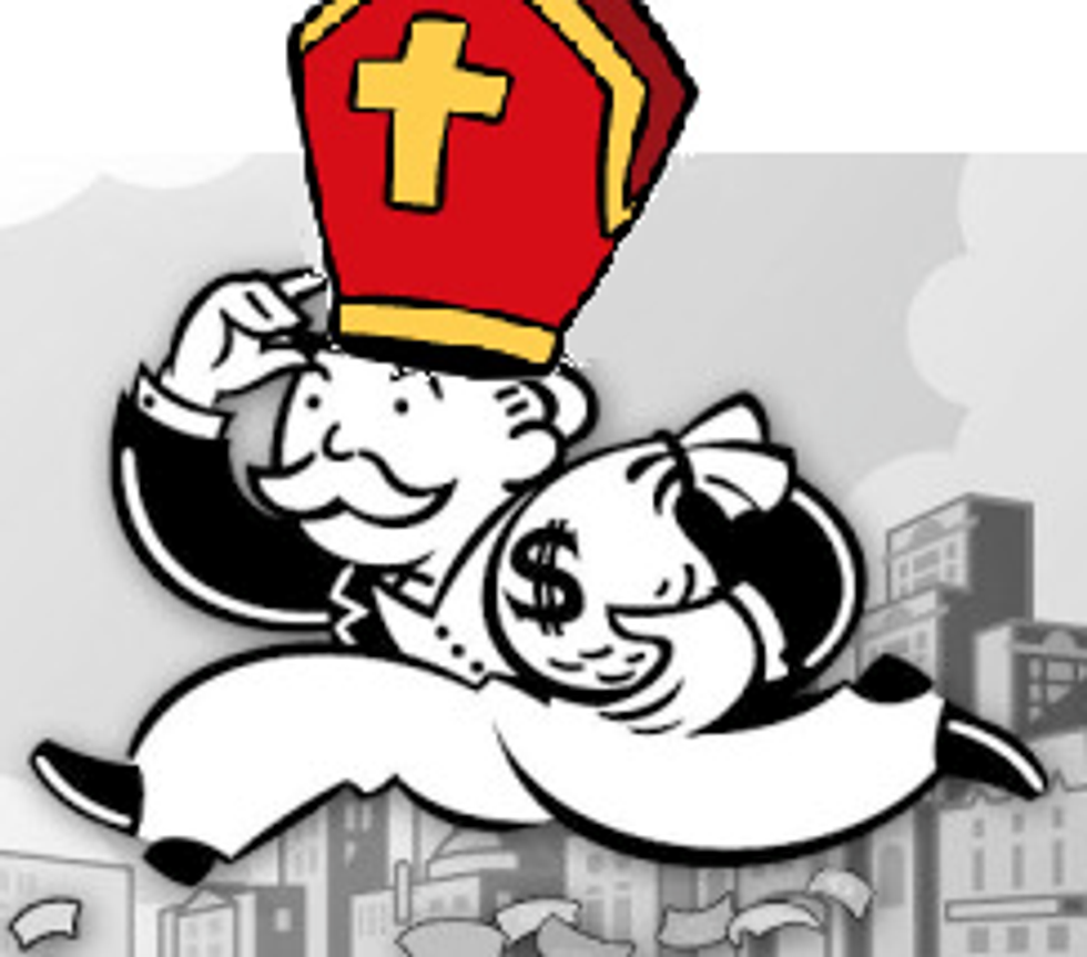 Catholic Church Update: Still Terrible, Still Stacking Cash So Tall They Could Climb It